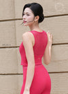[LUX03B] Áo Tập Jacquard Lace