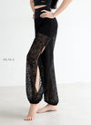 [LUX02B] Quần Tập Ống Rộng Jacquard Lace