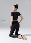 [LUX70] Short Sleeve Set Jacquard Lace